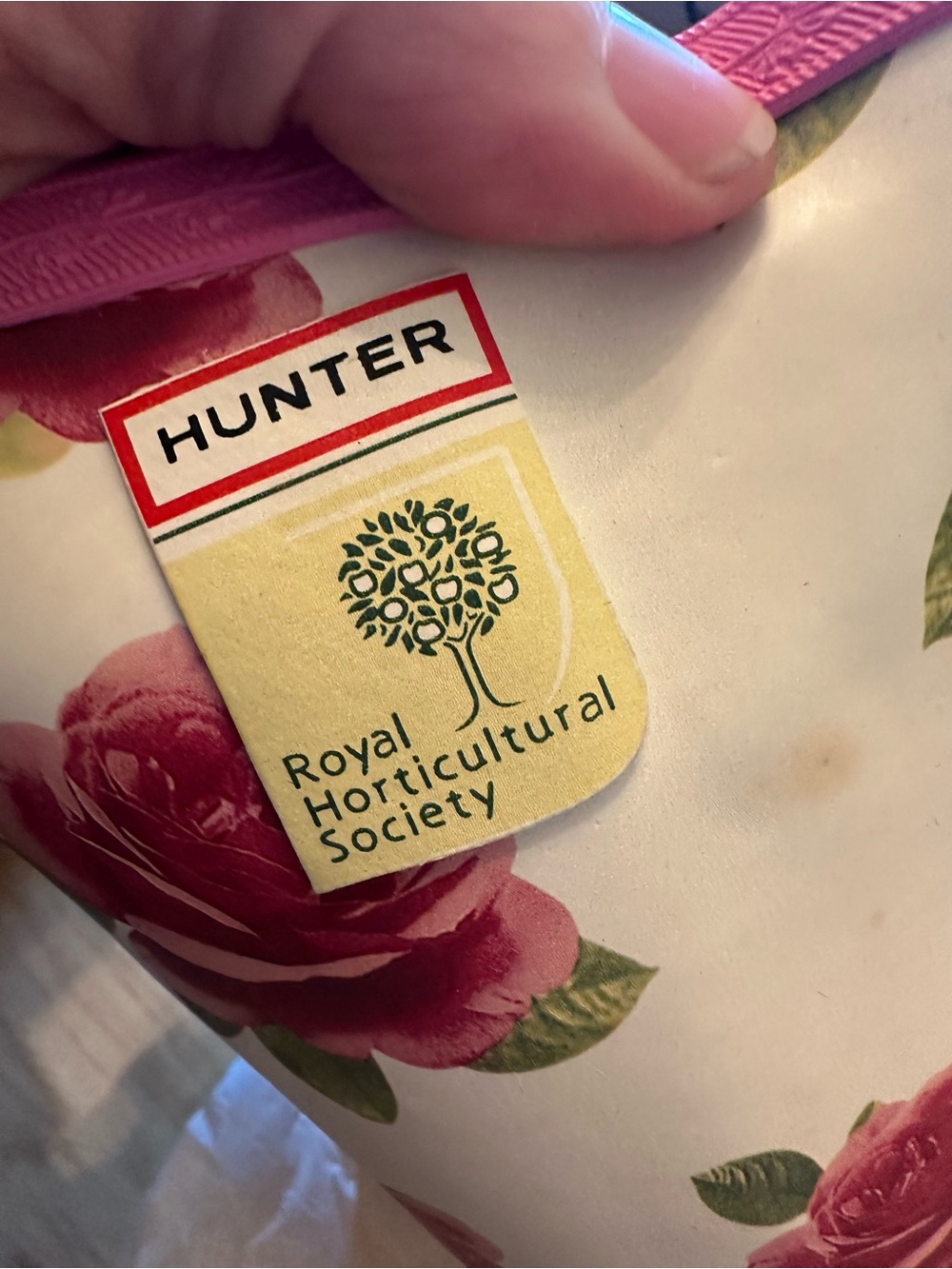 Hunter Royal Horticulture Society Floral Rose Print Rain Boots LE 2009 NIB 8 US - Picture 3 of 10